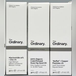 NEW‼️ THE ORDINARY SET OF 3 SKINCARE BUNDLE BEAUTY DEAL x 3 BOTTLES